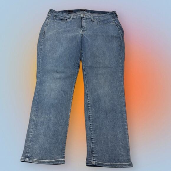 NYDJ Women’s 18 SHERI SLIM Blue Jeans - Picture 2 of 4